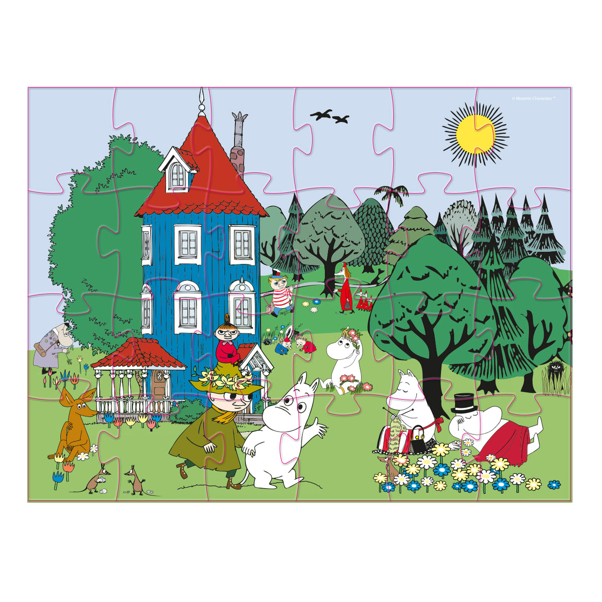 Mummitrollet Puslespill 24 brikker