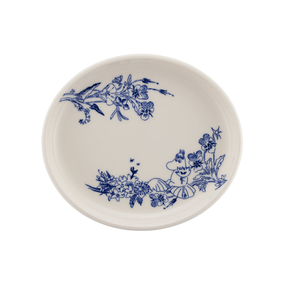 Mummi Haru Oval Tallerken 16cm - Moomin Arabia