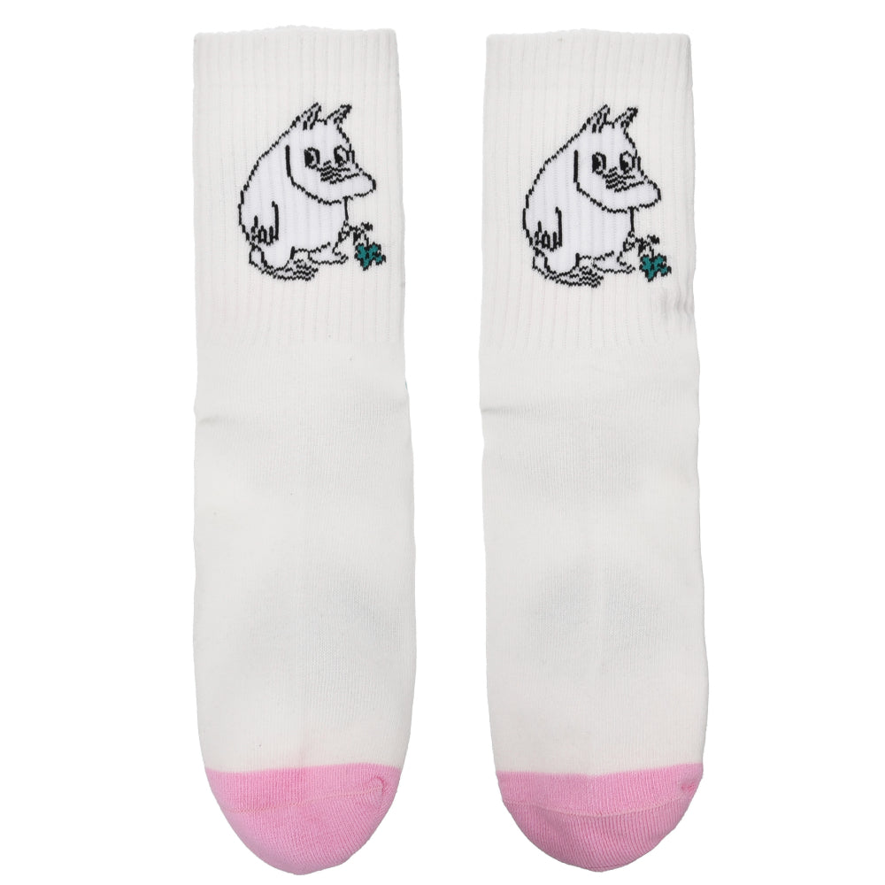 Moomintroll Retro Socks 36-42 White - The Official Moomin Shop