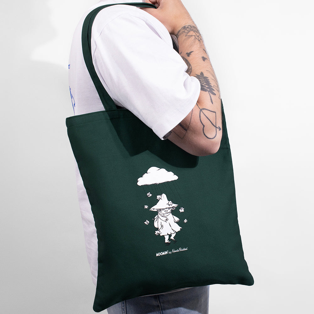 Snusmumrikken Tote Bag Mørkegrønn - Nordicbuddies