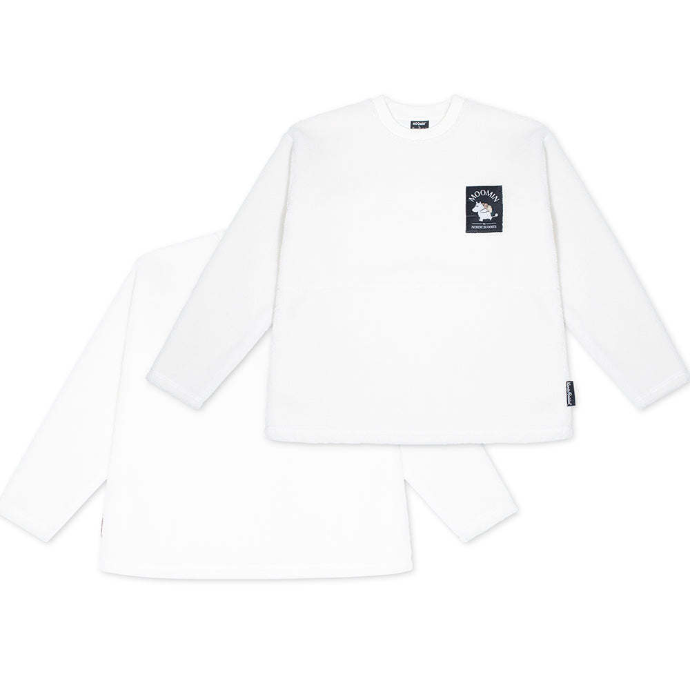 Mummitroll Fleece Voksen Hvit - Nordicbuddies