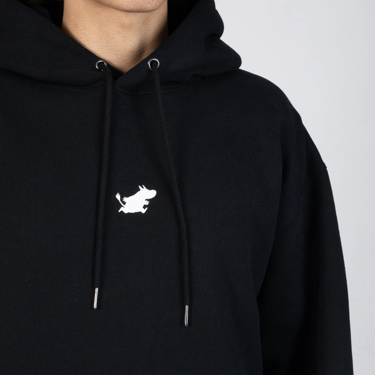 Svart Hoodie og caps sett