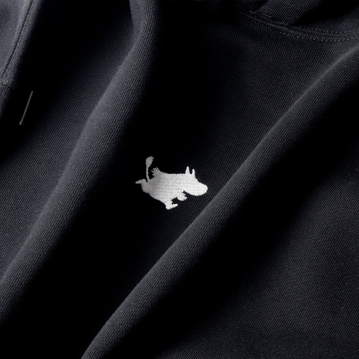 Mummitrollet classics hoodie svart - Nordicbuddies