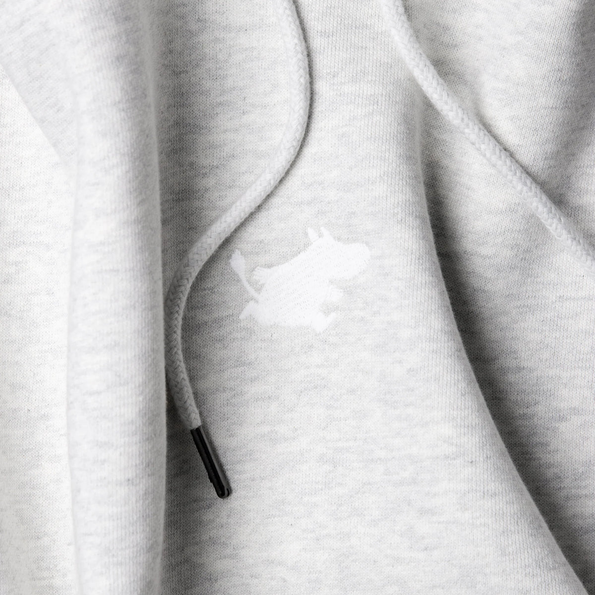 Grå hoodie og caps sett