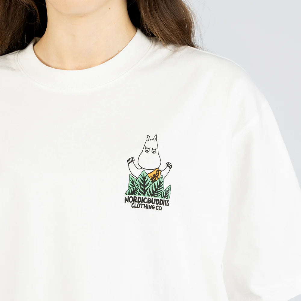 Moomin 80 Collection T-skjorte Jungel hvit - Nordicbuddies