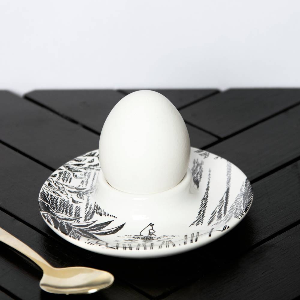 Mummi Eggeglass Hvit og Svart Pluto