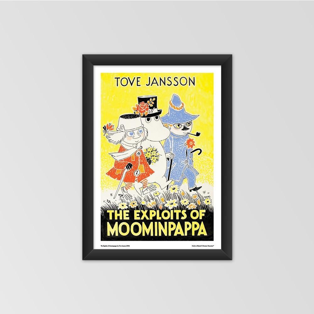 Mummi Plakat  - The Exploits of Moominpappa 100 x 70 cm